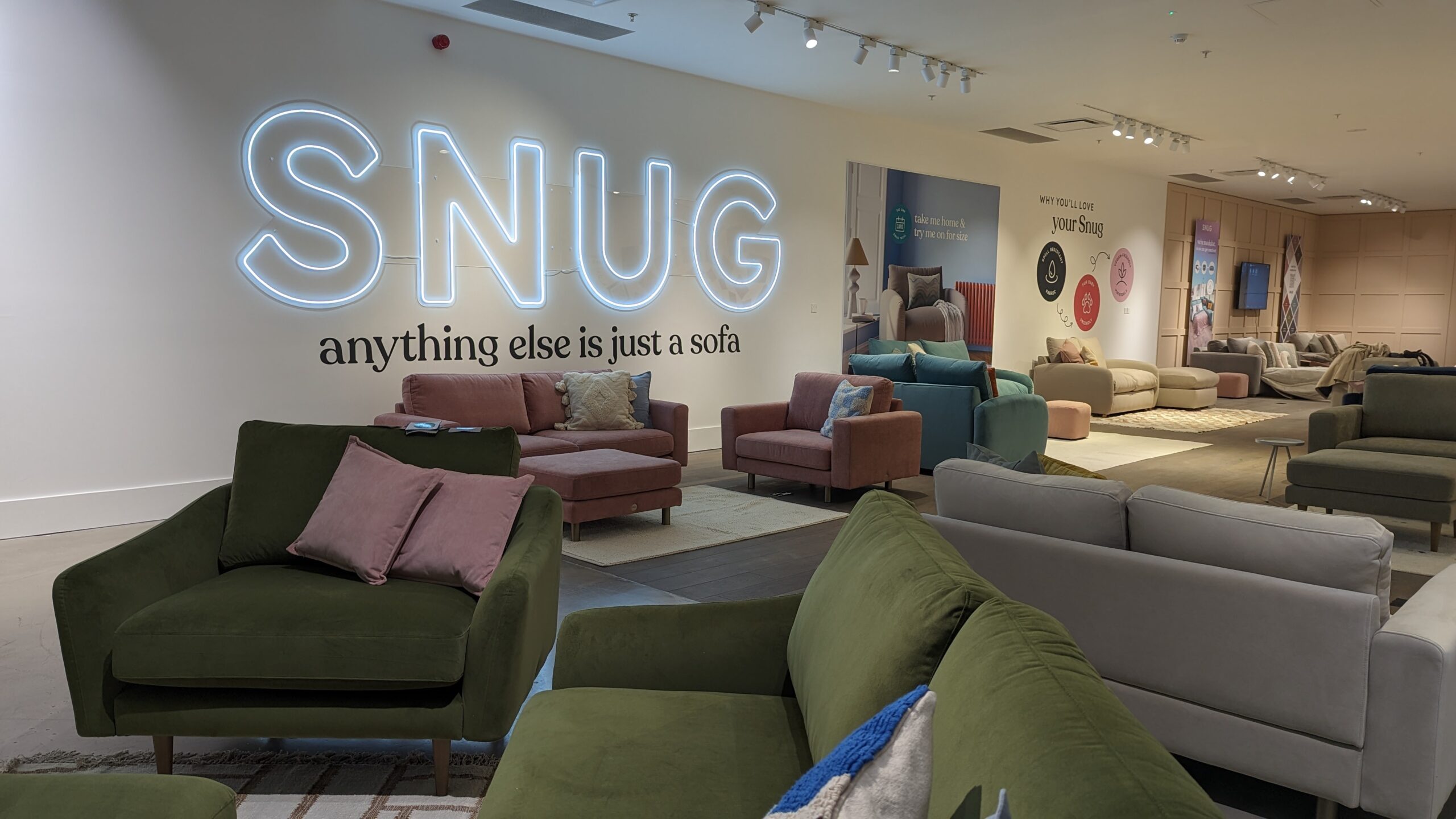 Snug opens new London Westfield store Big Furniture Group